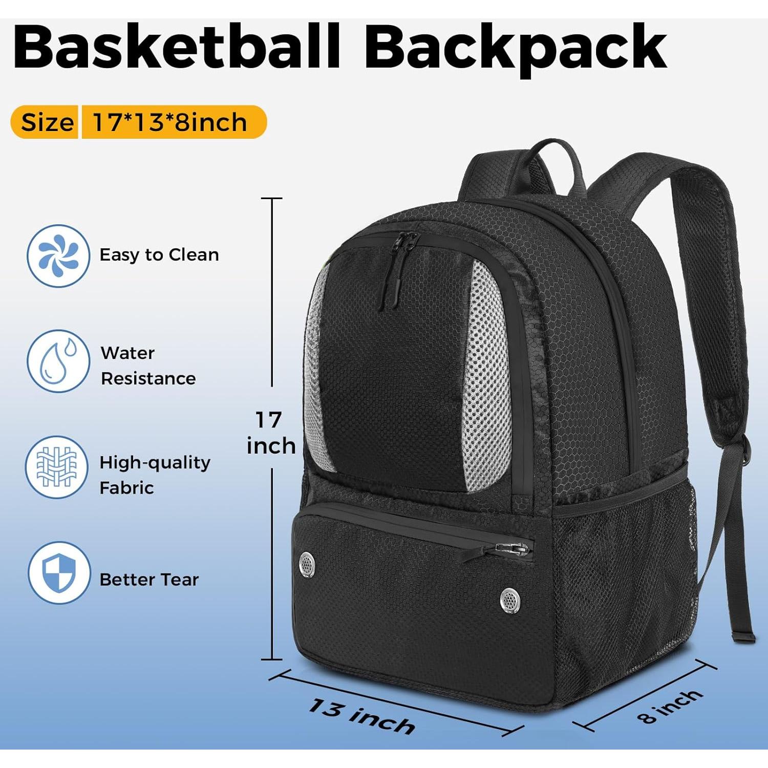 Mochila Deportiva YOREPEK para Baloncesto 28L con Compartimentos