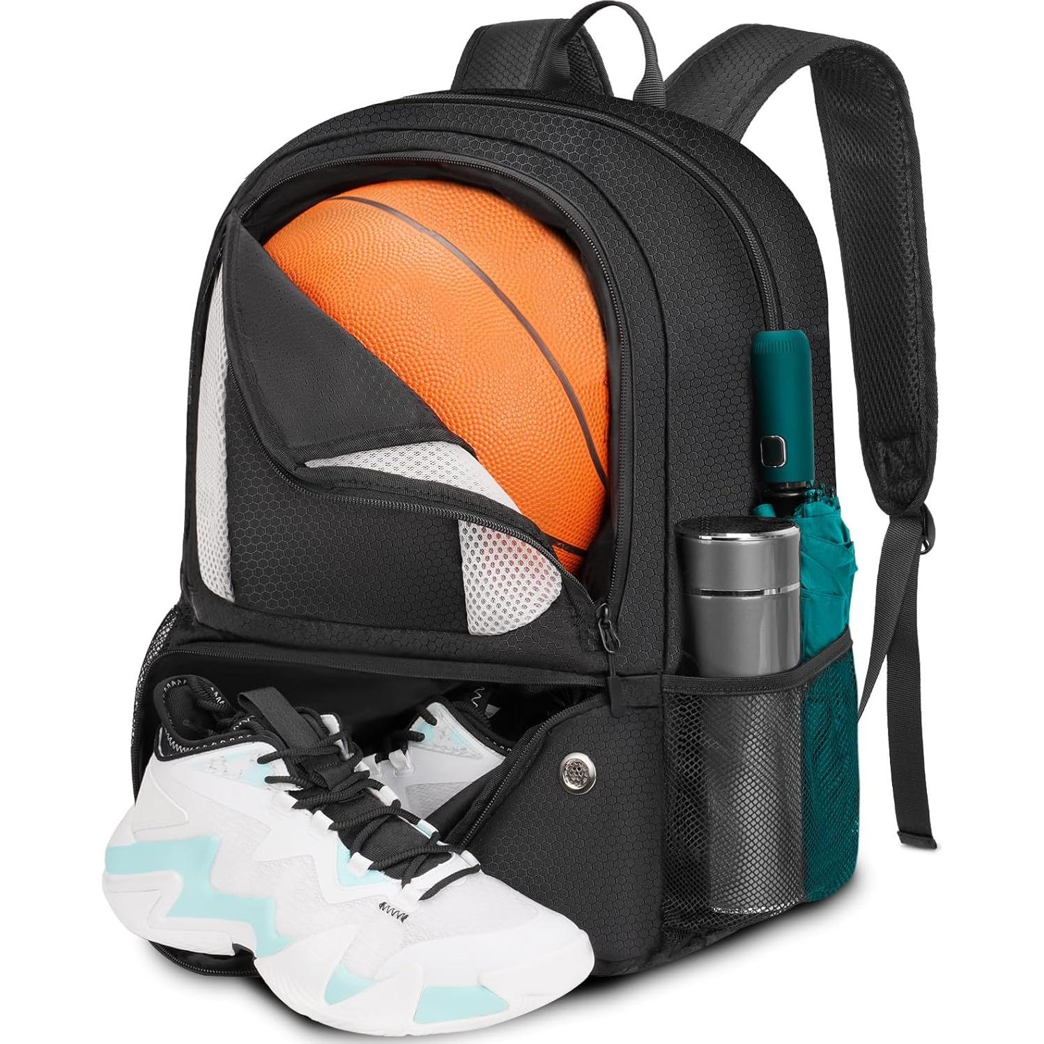 Mochila Deportiva YOREPEK para Baloncesto 28L con Compartimentos