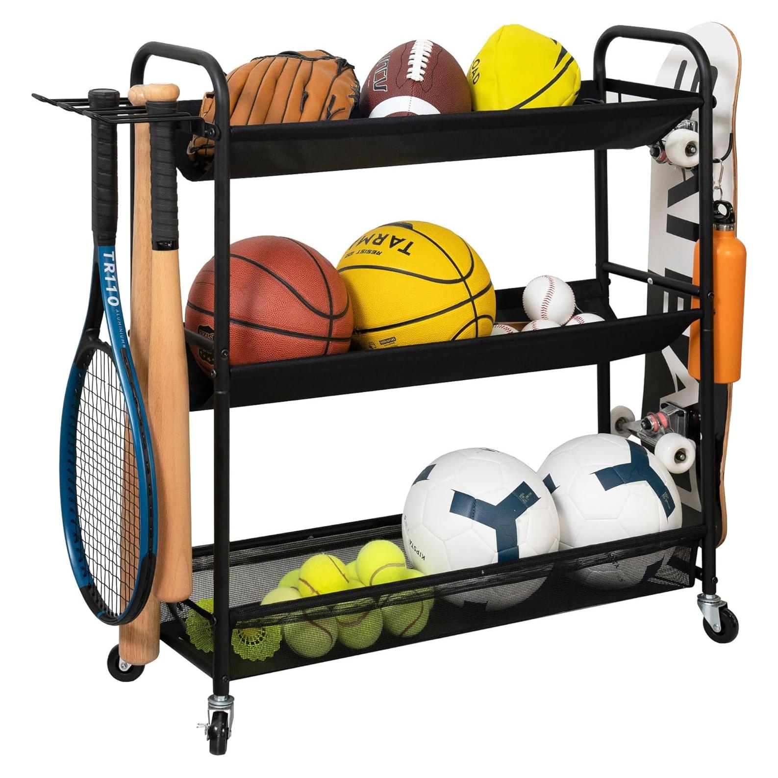 Estante de Almacenamiento para Pelotas STORAGE MANIAC 3 Niveles