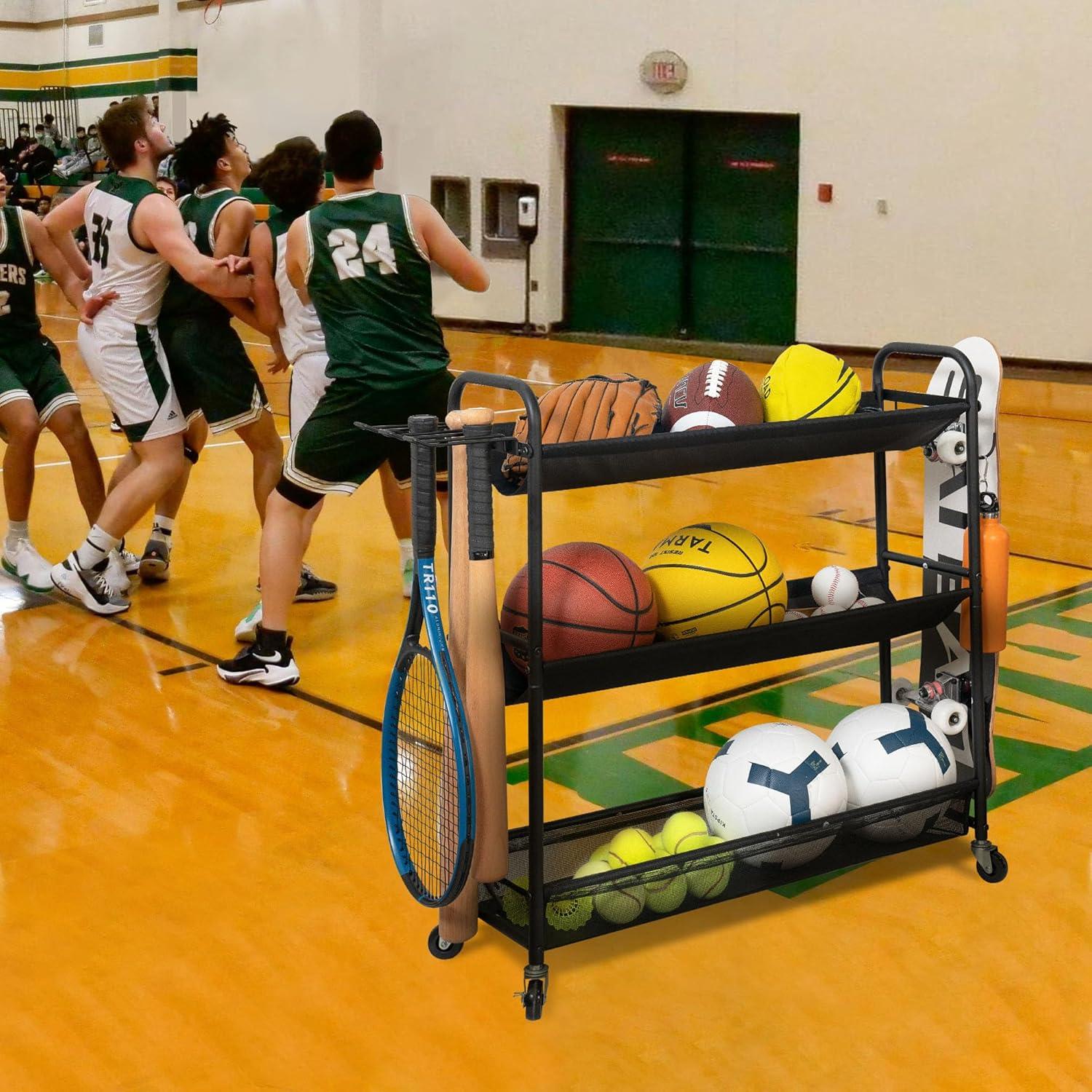 Estante de Almacenamiento para Pelotas STORAGE MANIAC 3 Niveles