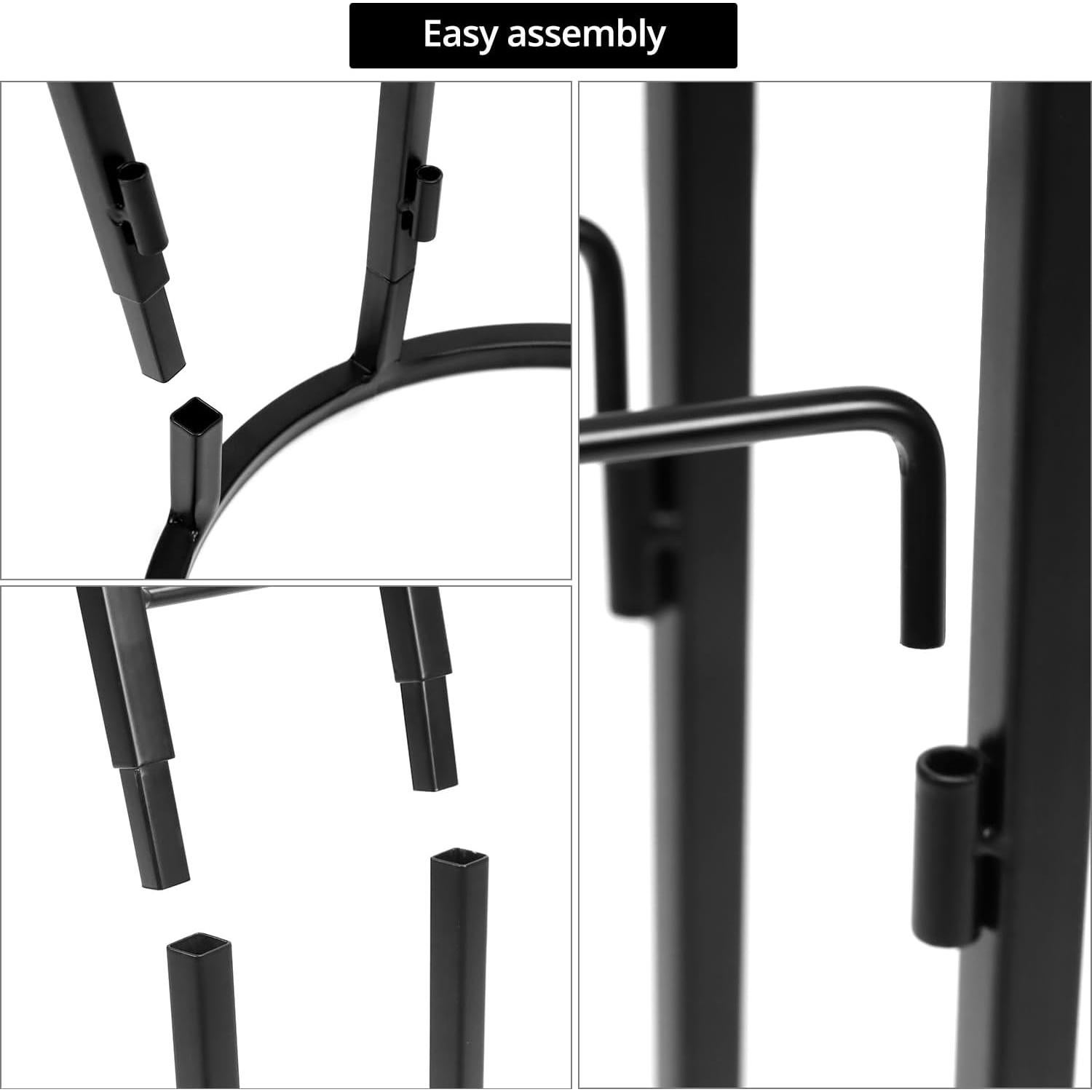 Estante de Almacenamiento Vertical QWORK para Balones - 3 Niveles