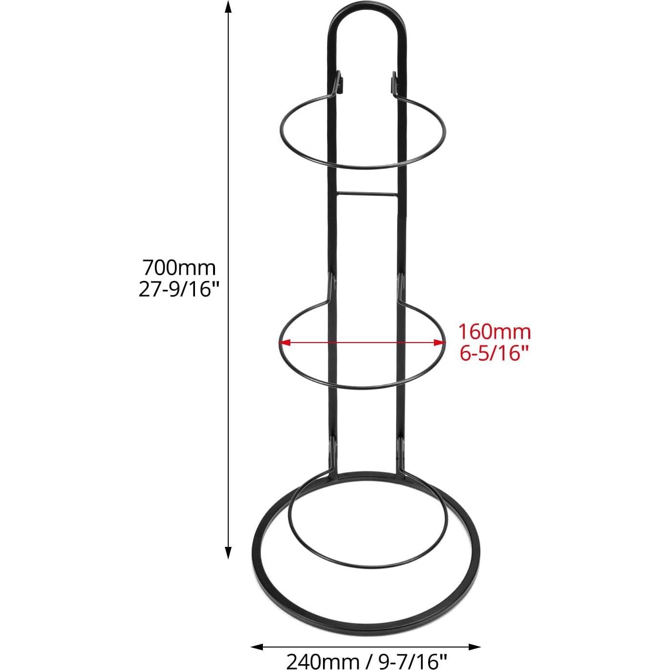 Estante de Almacenamiento Vertical QWORK para Balones - 3 Niveles
