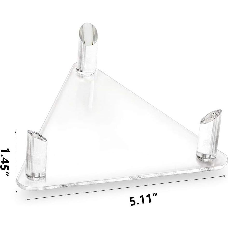 Soporte de Pelotas Tasybox Acrílico Transparente 2 Unidades