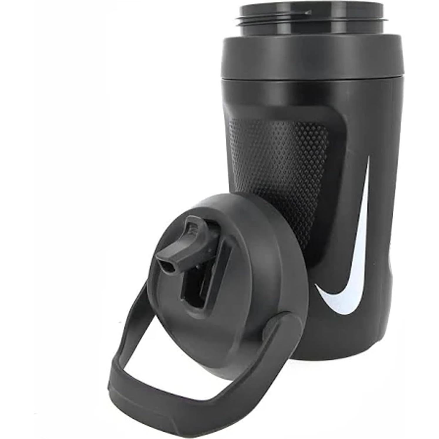 Jarra Aislada Nike Fuel 1.89L Negra y Blanca para Fitness