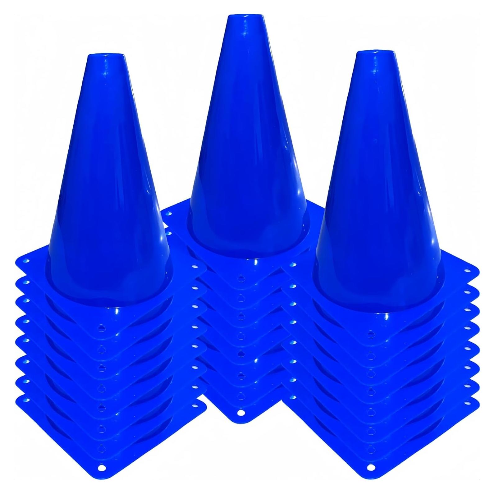 24 Conos de Tráfico de Plástico LCPQMZGH 17.78 cm Entrenamiento