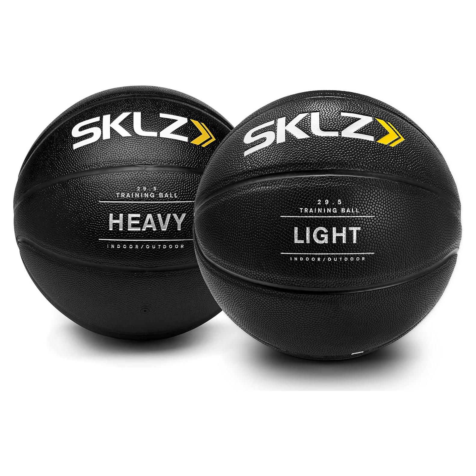 Conjunto de Entrenamiento Baloncesto SKLZ 2 Balones Pesado y Ligero