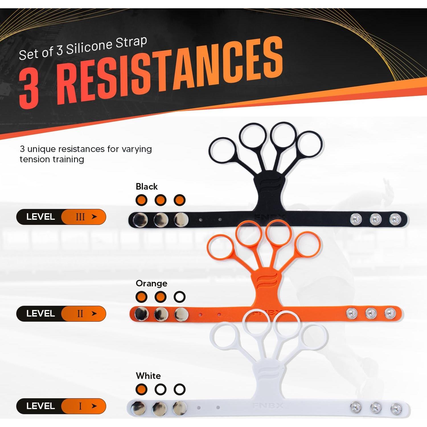 Guante de Entrenamiento de Baloncesto FNBX FlickGlove - Resistencia Ajustable