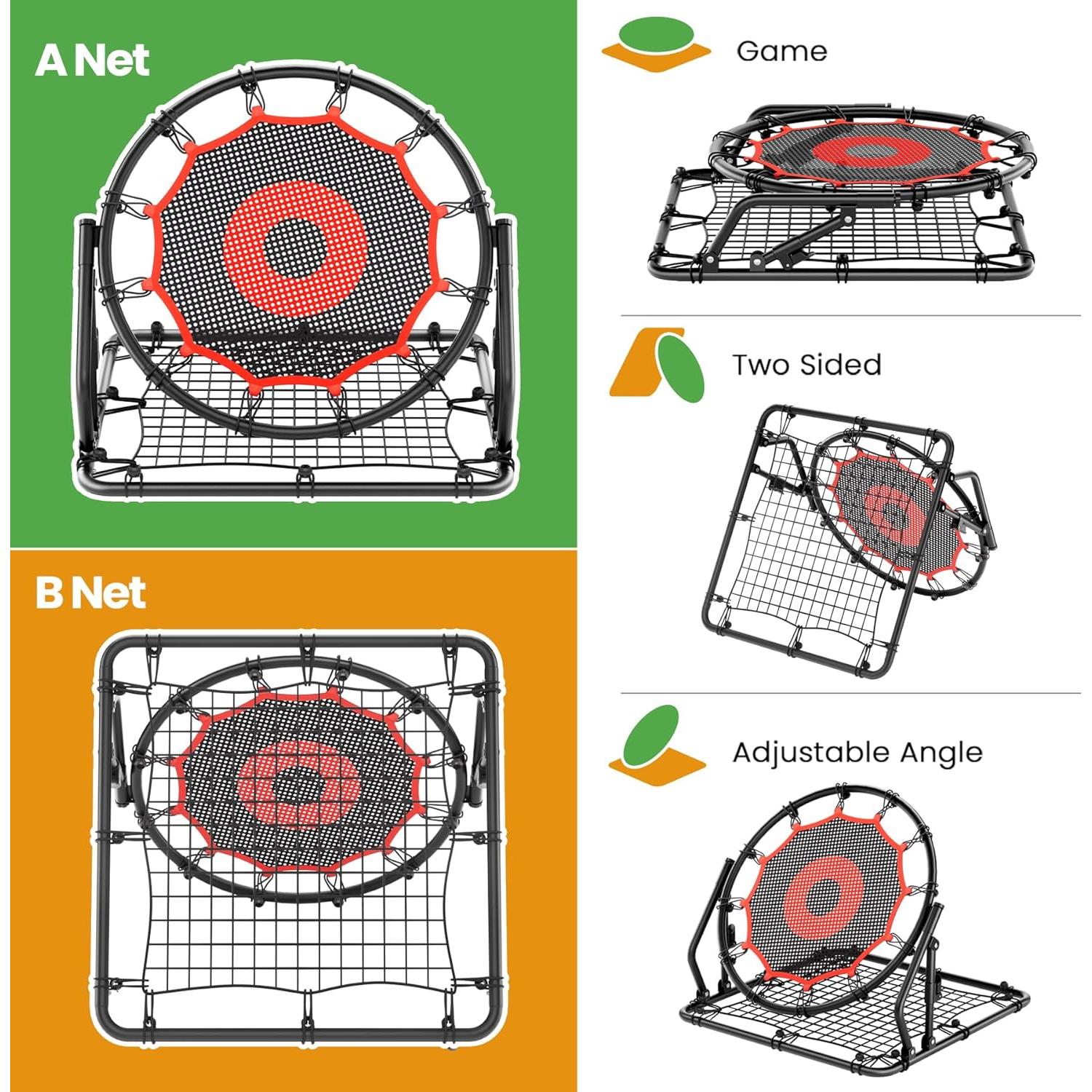 Reductor de Rebote IE Sports 3x3 Metros Entrenamiento Multi-Deporte