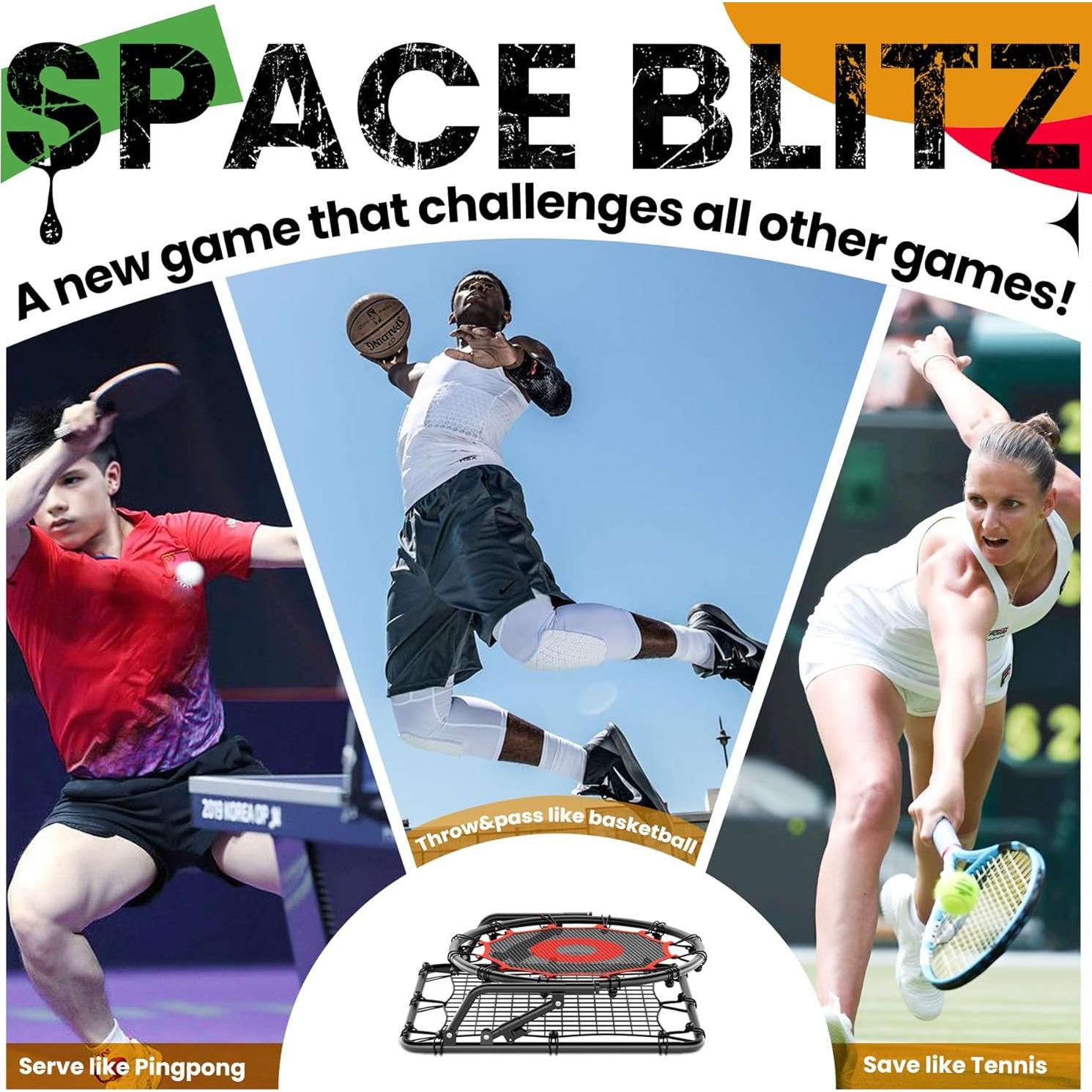 Reductor de Rebote IE Sports 3x3 Metros Entrenamiento Multi-Deporte