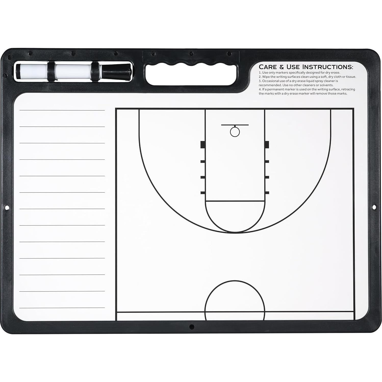 Pizarra Blanca Premium Murray para Entrenadores de Baloncesto 42x31.75cm