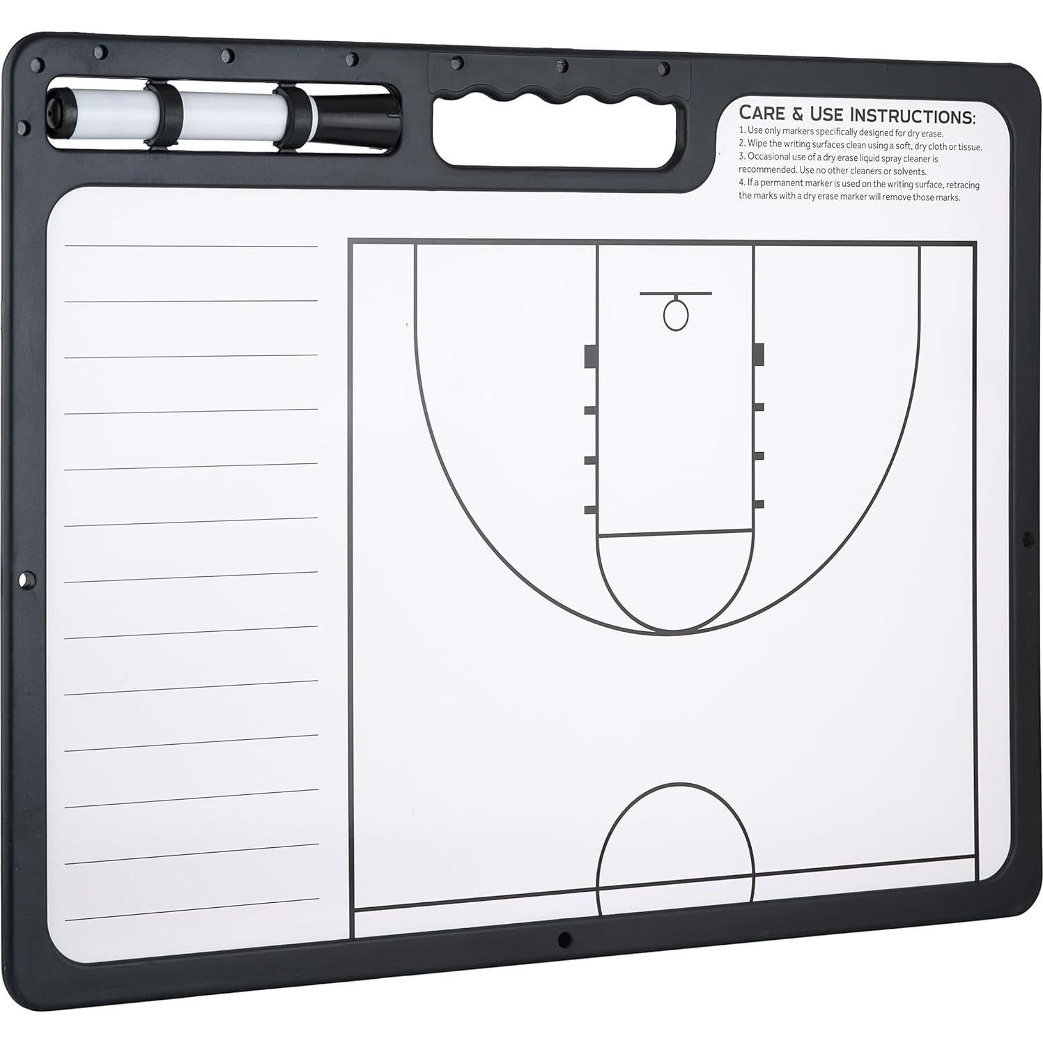 Pizarra Blanca Premium Murray para Entrenadores de Baloncesto 42x31.75cm