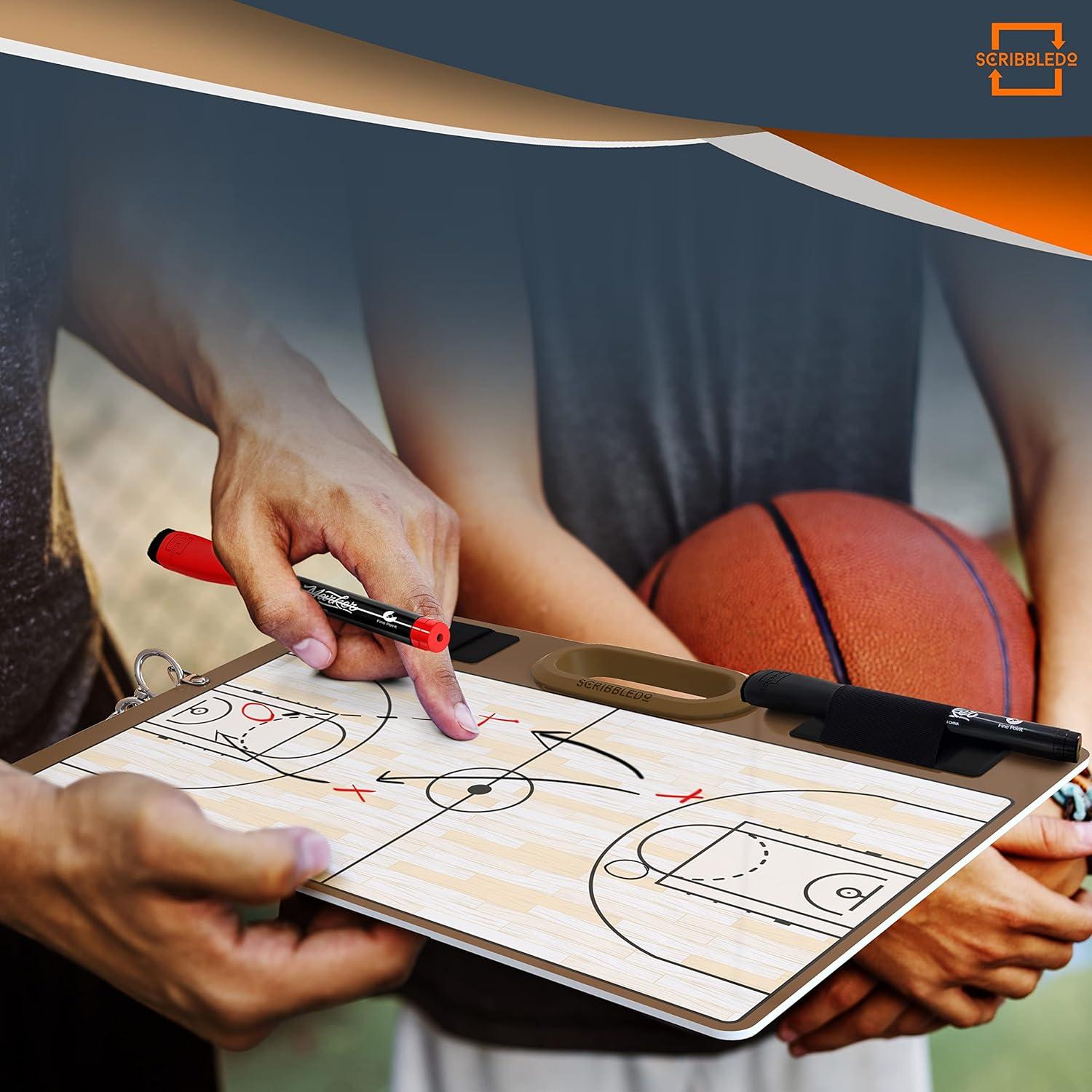 Pizarra de Entrenamiento de Baloncesto Scribbledo 27.9x38.1cm