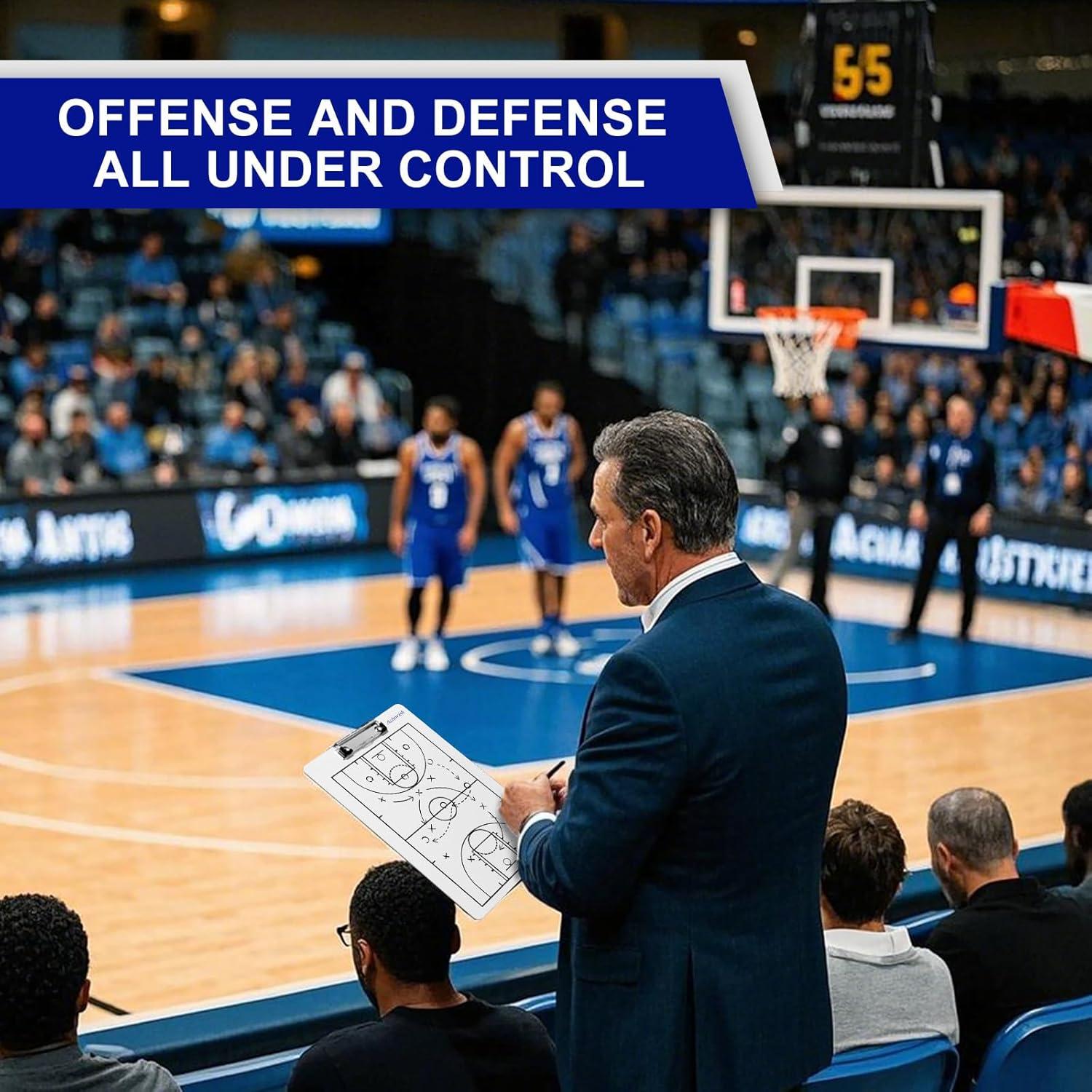 Portaplanos de Baloncesto Achiwish Pizarra Blanca 35 cm Doble Cara