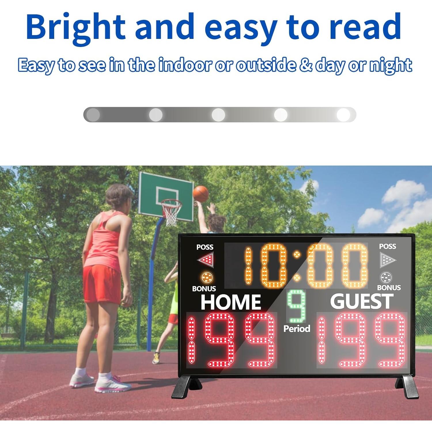 Pantalla LED Digital YZ-A30D11 para Baloncesto y Juegos