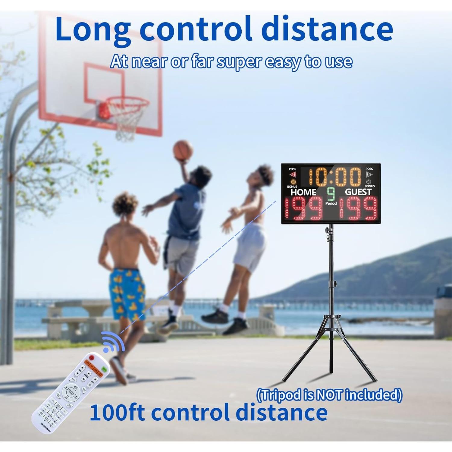 Pantalla LED Digital YZ-A30D11 para Baloncesto y Juegos