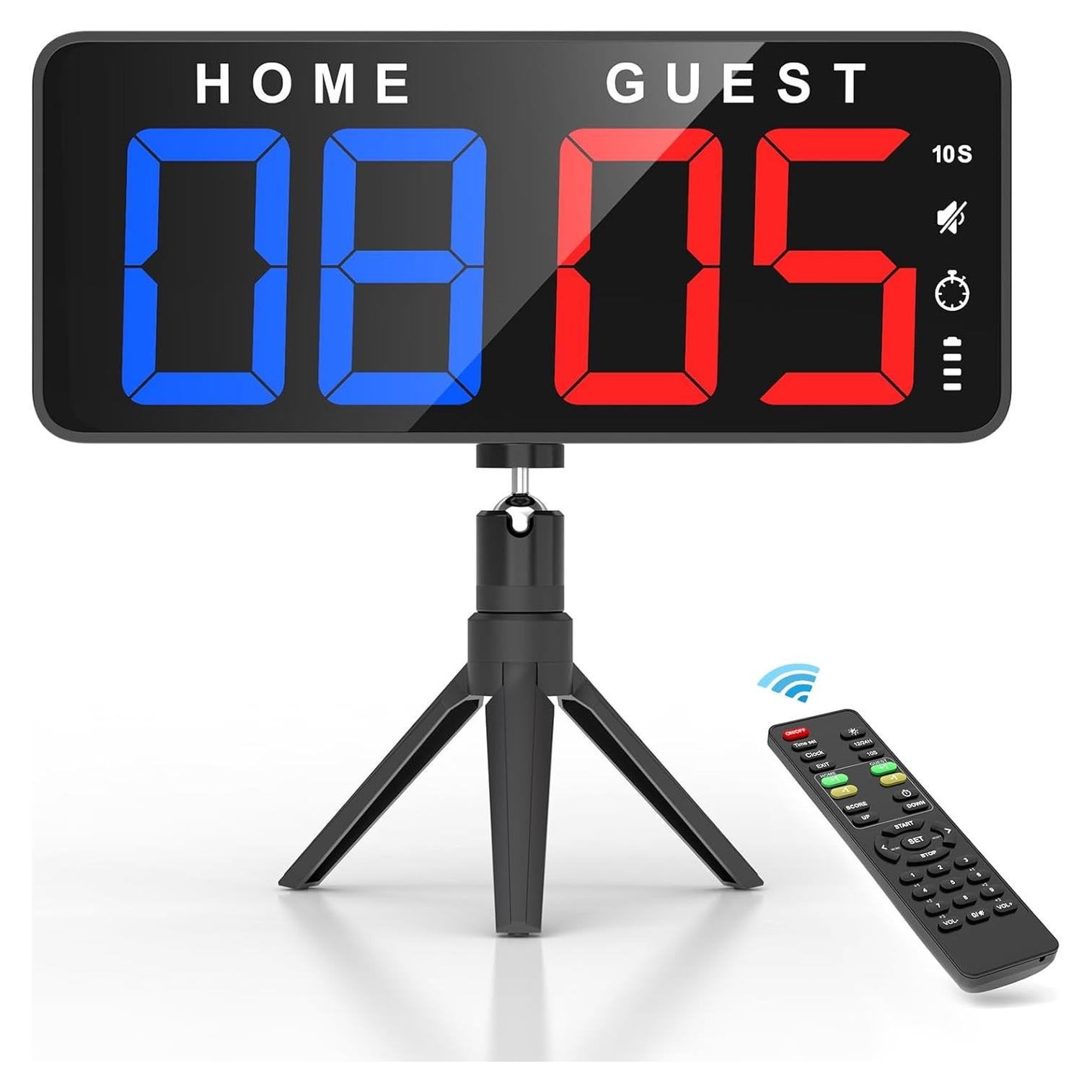 Marcador LED Digital ANJANK 11" para Juegos - Puntuación y Temporizador