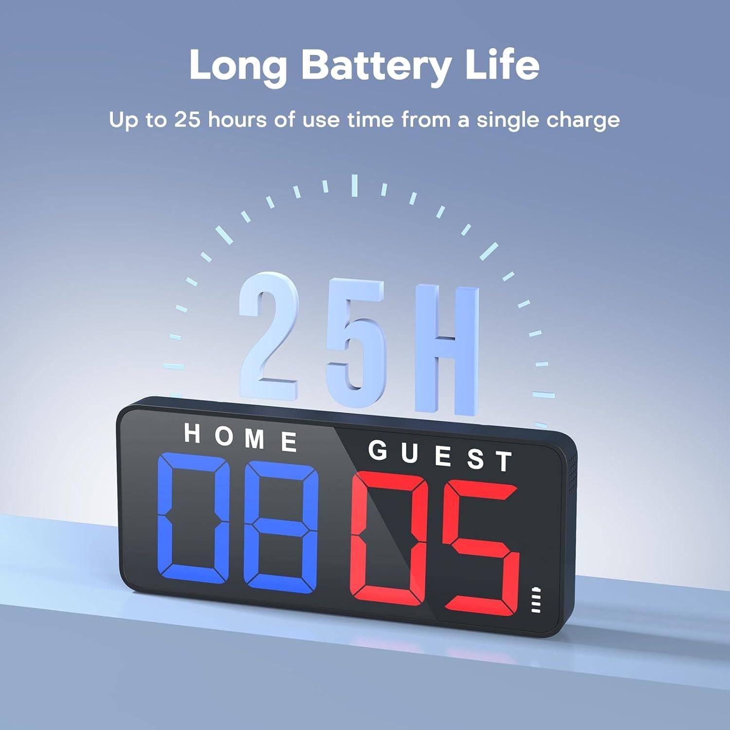 Marcador LED Digital ANJANK 11" para Juegos - Puntuación y Temporizador