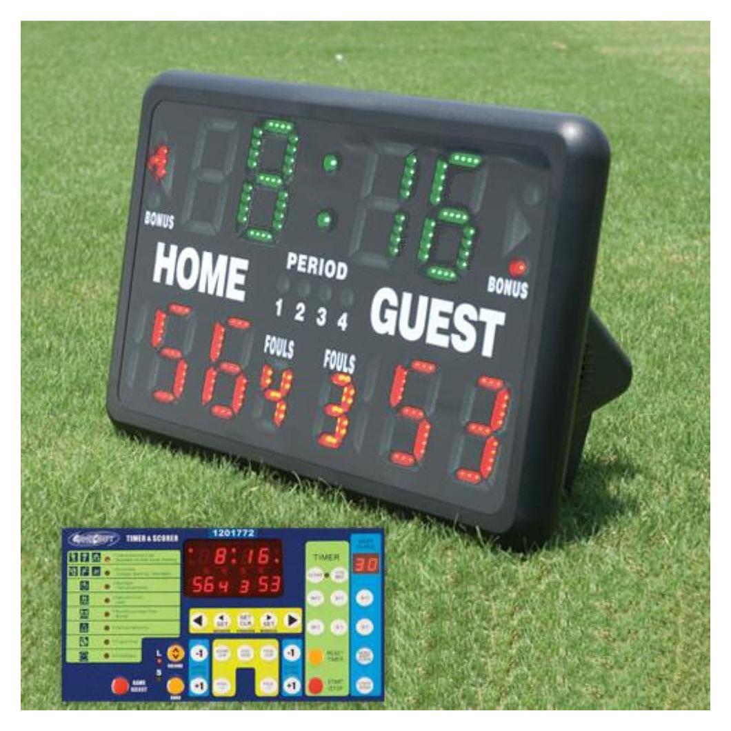 Tablero de Puntuación LED SSG para Béisbol Interior/Exterior