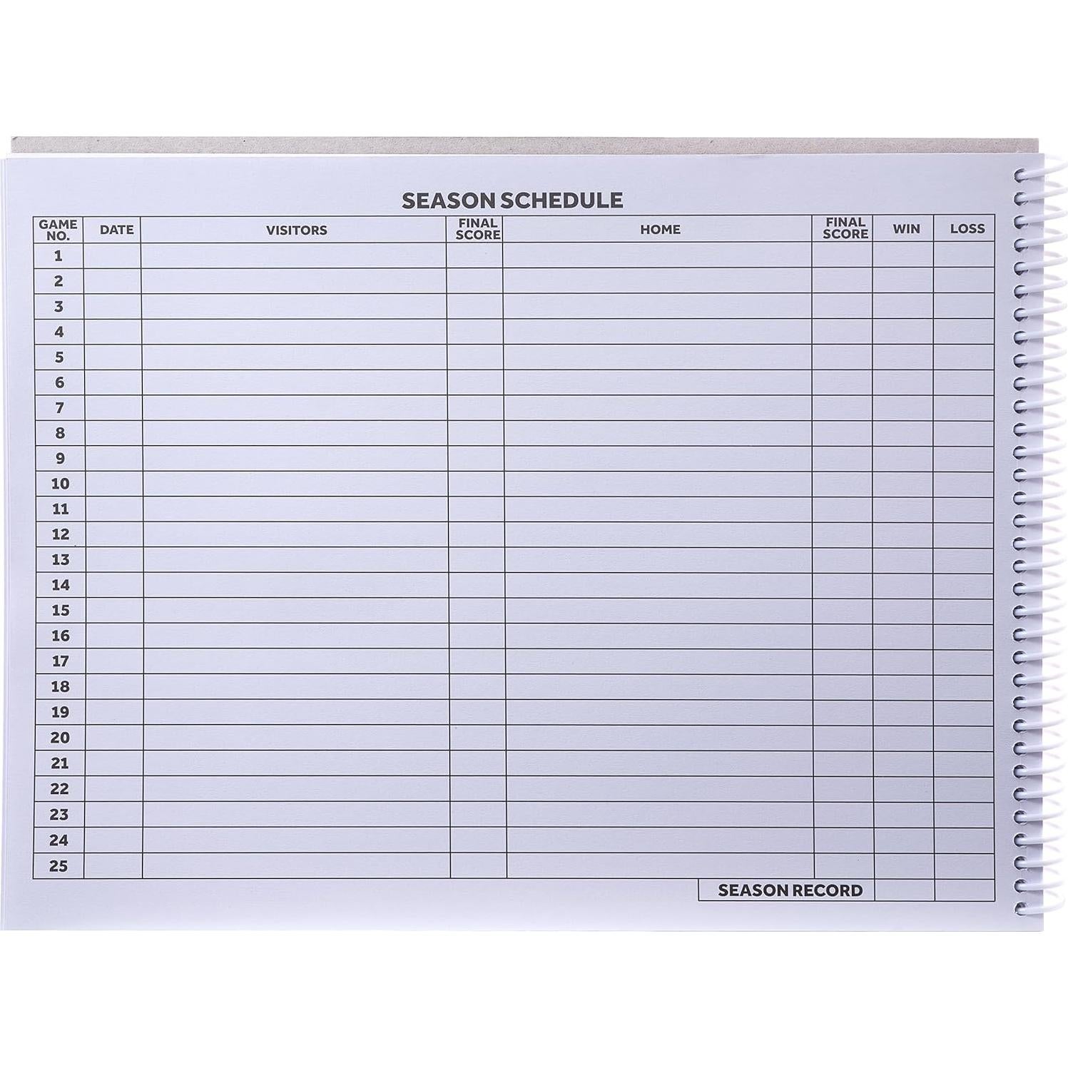 Libro de Puntuación de Baloncesto Elite Clipboards - 50 Juegos