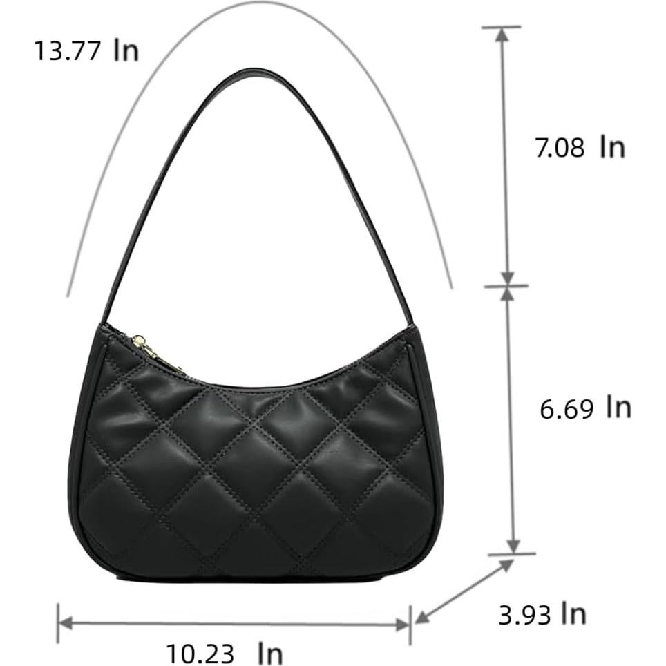 Bolso Hobo Tote Mini Clutch Yxb para Mujeres Negro