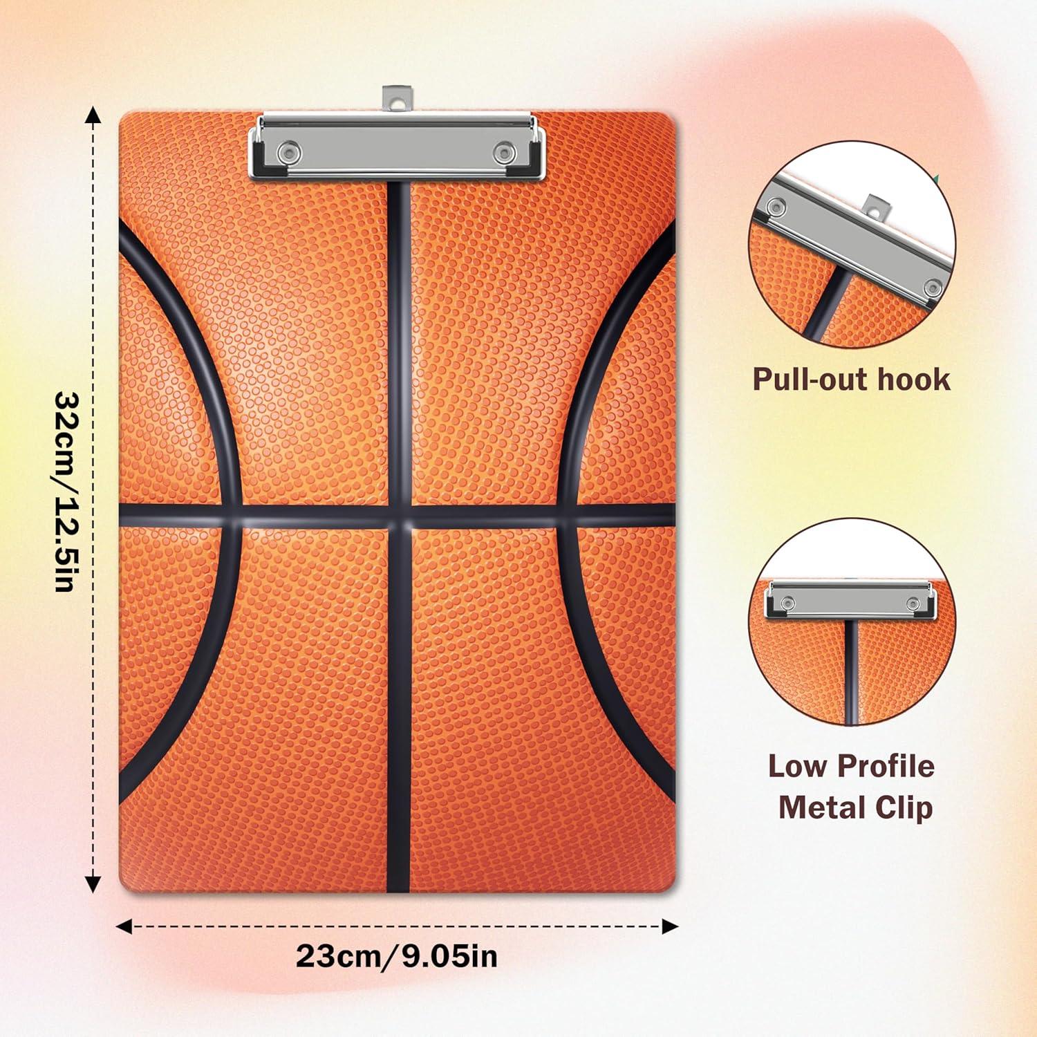 Clipboard de Madera CTLHKY Baloncesto 22.86 x 31.75 cm