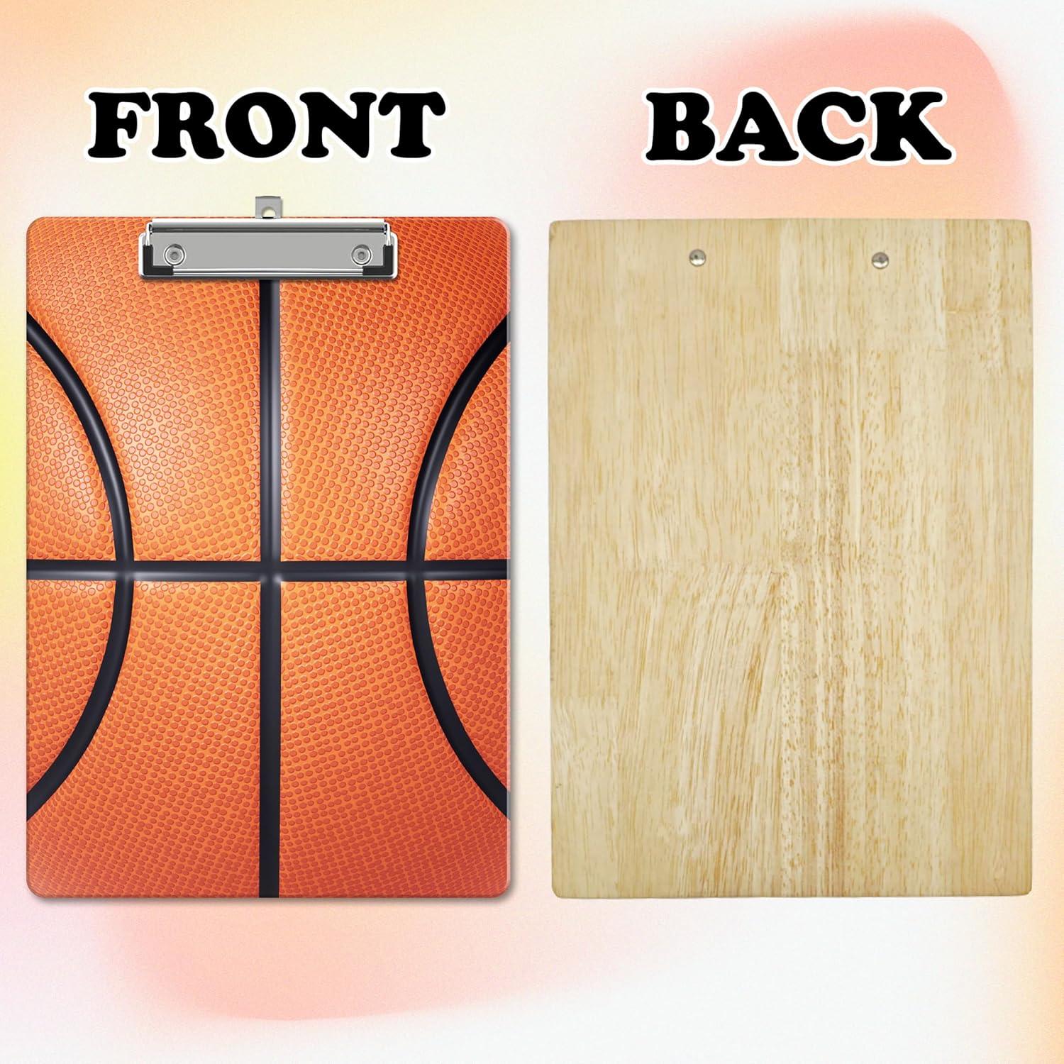 Clipboard de Madera CTLHKY Baloncesto 22.86 x 31.75 cm