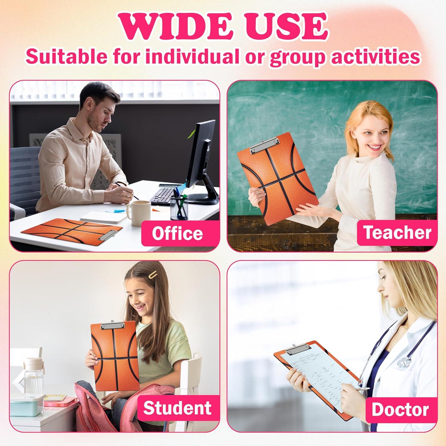 Clipboard de Madera CTLHKY Baloncesto 22.86 x 31.75 cm