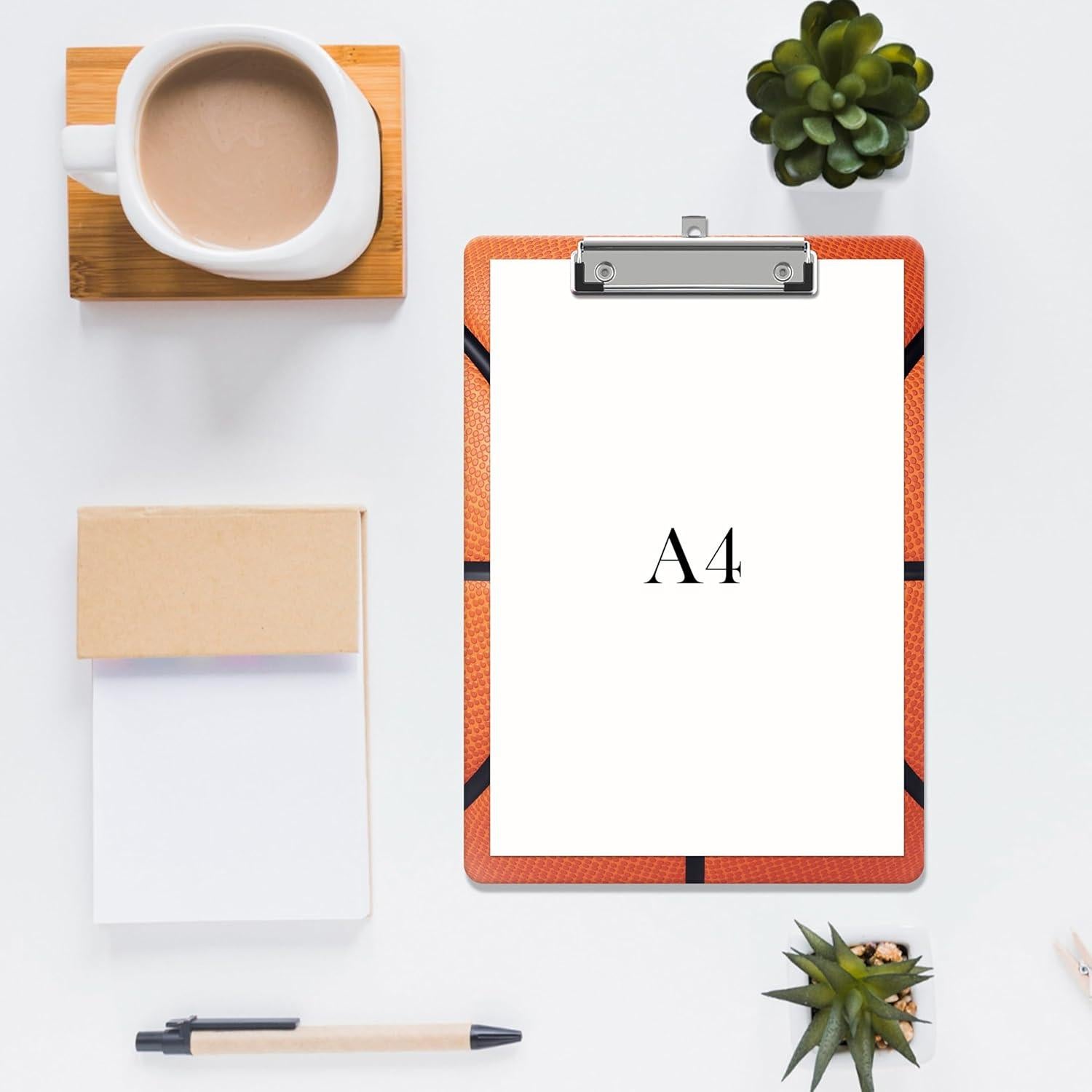 Clipboard de Madera CTLHKY Baloncesto 22.86 x 31.75 cm