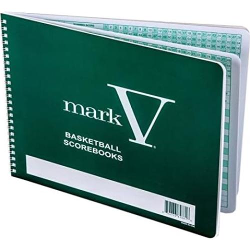 Libro de Puntuaciones de Baloncesto Unique Sports Mark V - Tapa Dura 30 Juegos