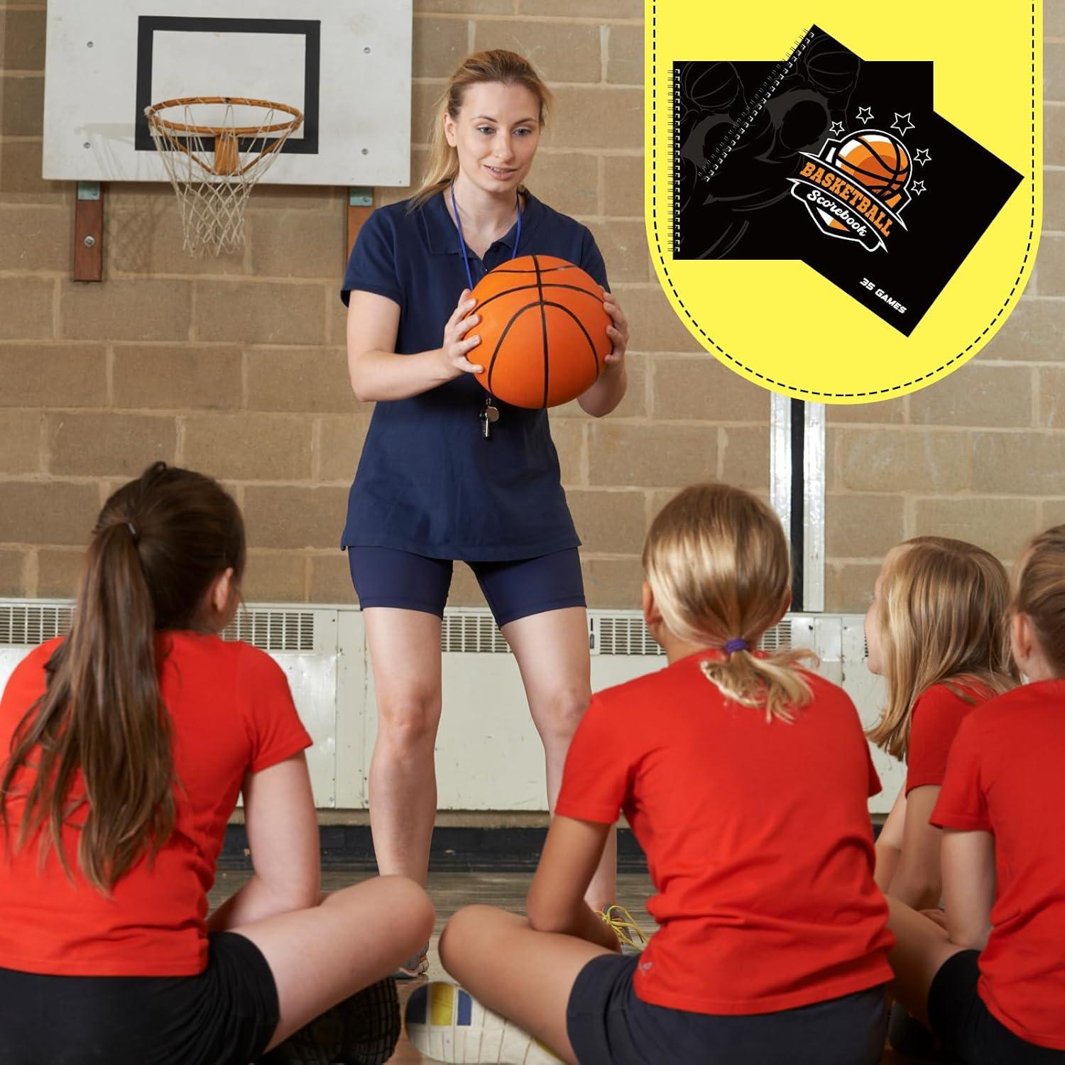 Qilery 4 Libros de Puntuación de Baloncesto 35 Juegos