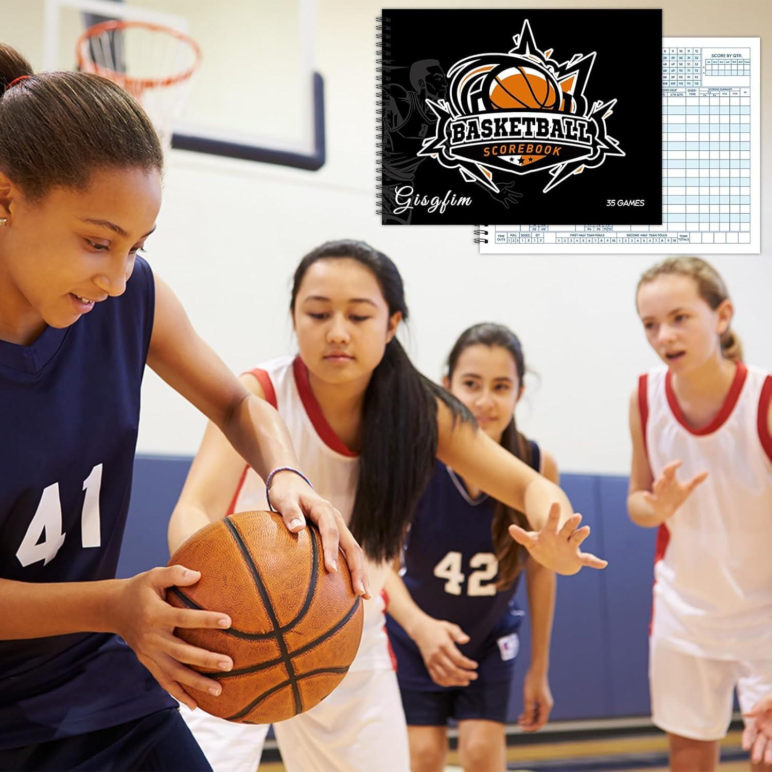 Libro de Puntuación de Baloncesto Gisgfim - 4 Libros 35 Juegos