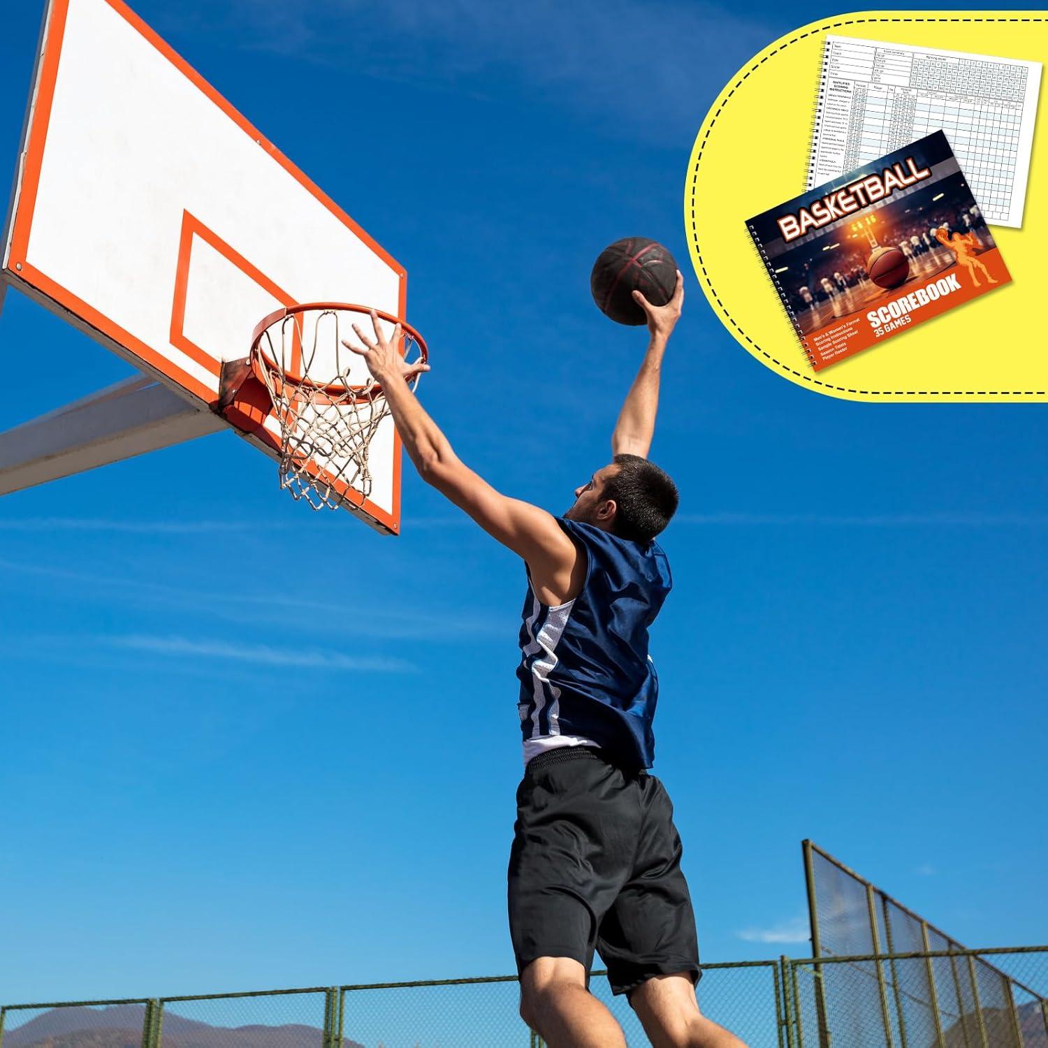 Libro de Puntuación de Baloncesto Qilery 2 Pcs 35 Juegos