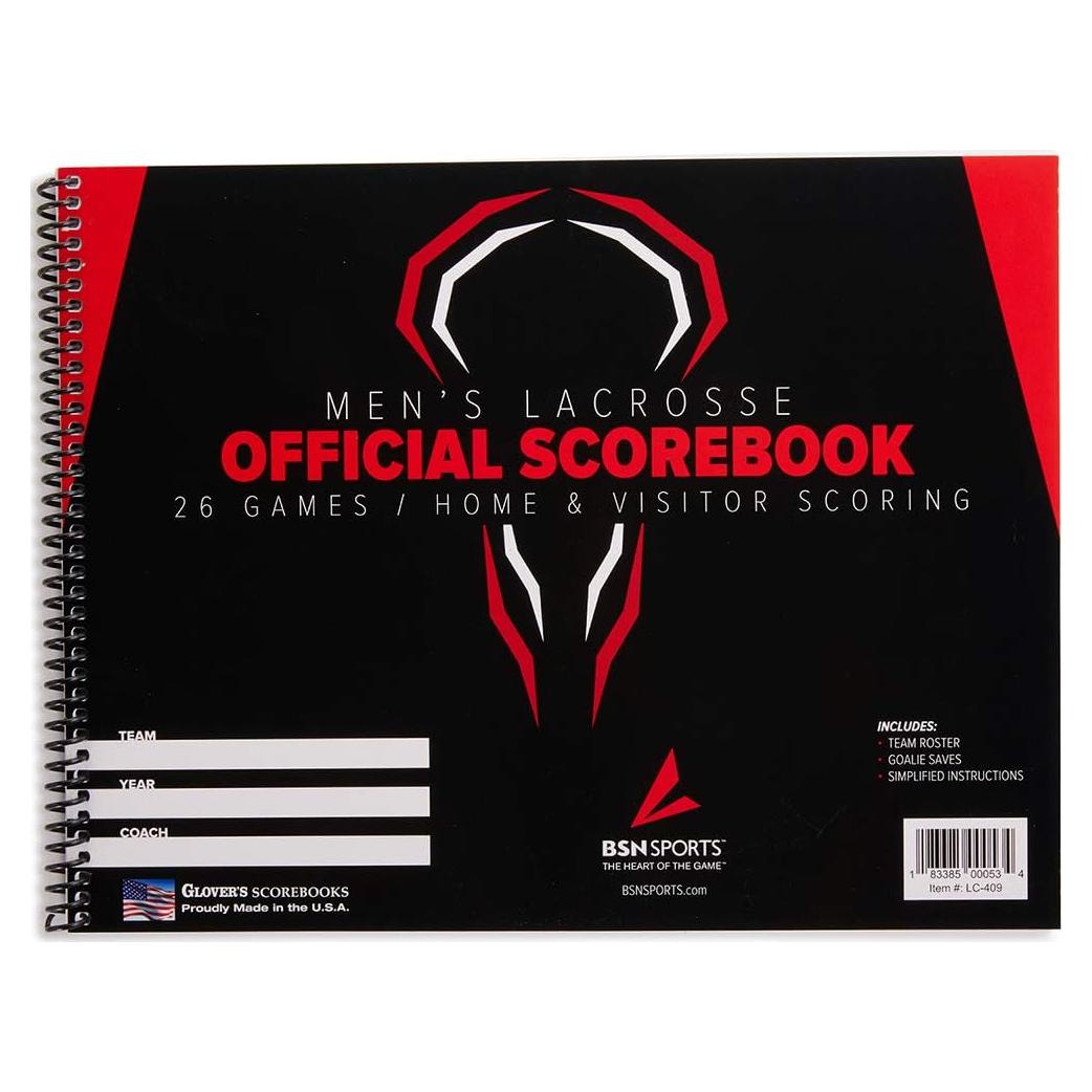 Libro de Puntuaciones Lacrosse BSN 31.75x30.48cm Negro