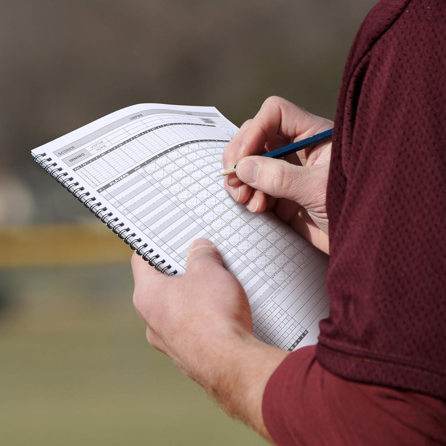 2 Libros de Puntuación de Béisbol Moinchore 28x35.5 cm
