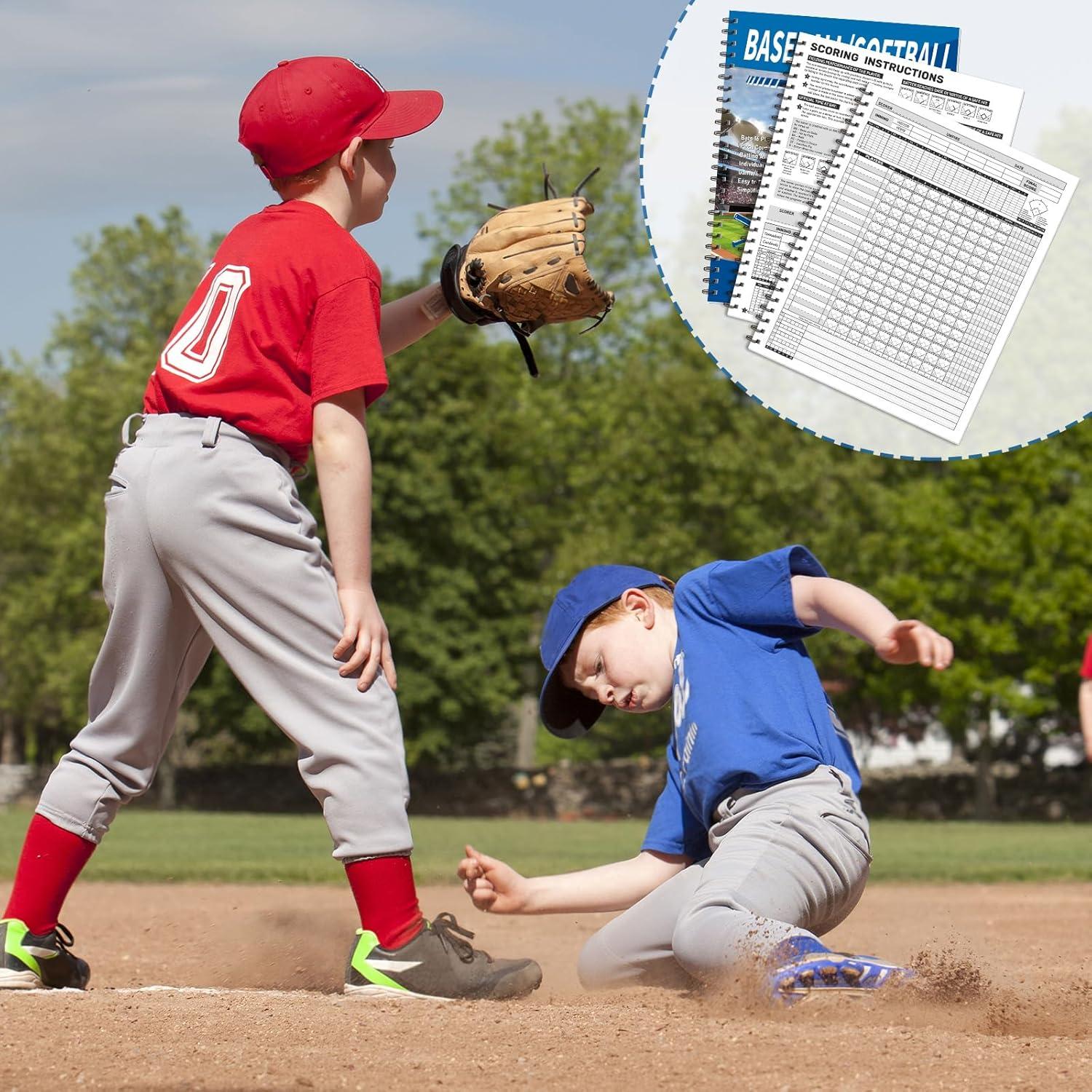 2 Libros de Puntuación de Béisbol Moinchore 28x35.5 cm