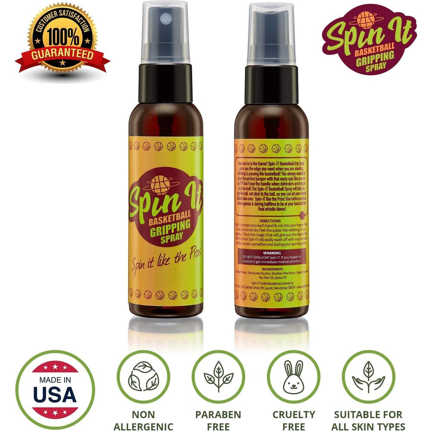 Spray de Agarre para Baloncesto Spin-iT 118 ml - Mejora Control