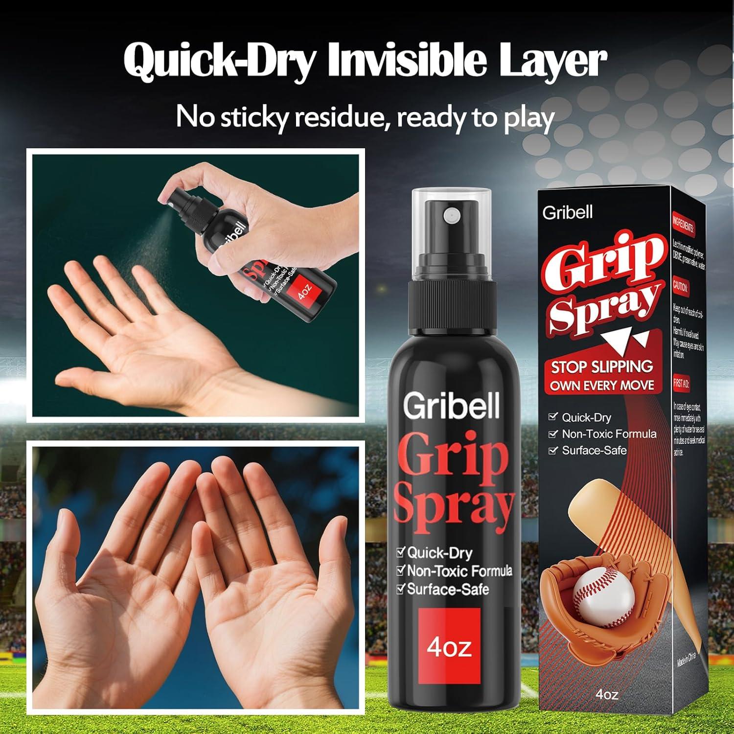 Spray Antideslizante Gribell 4oz para Fútbol y Baloncesto