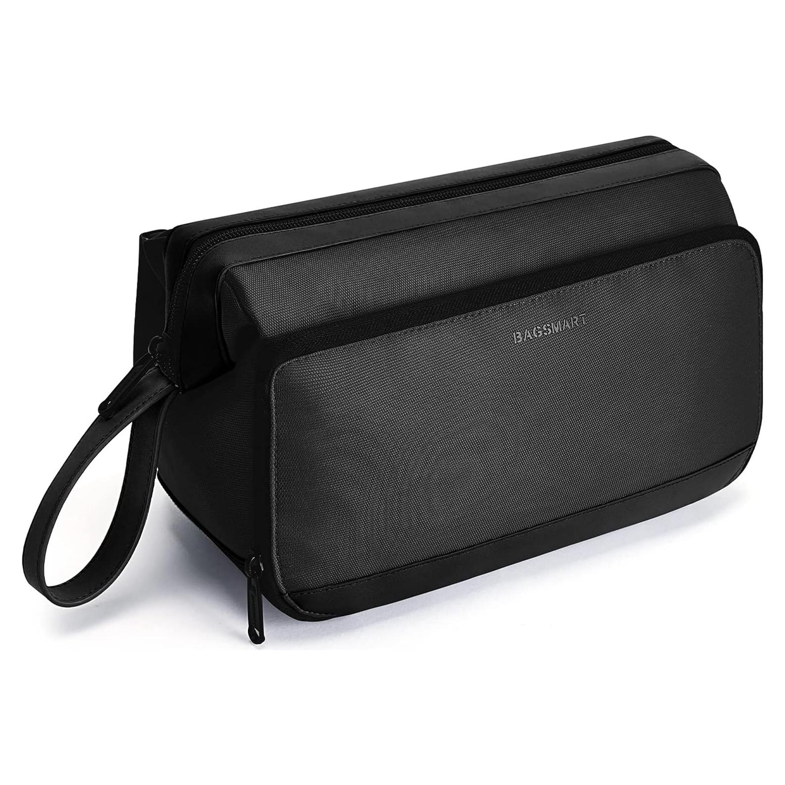 BAGSMART Neceser de Aseo Hombre Negro Resistente al Agua