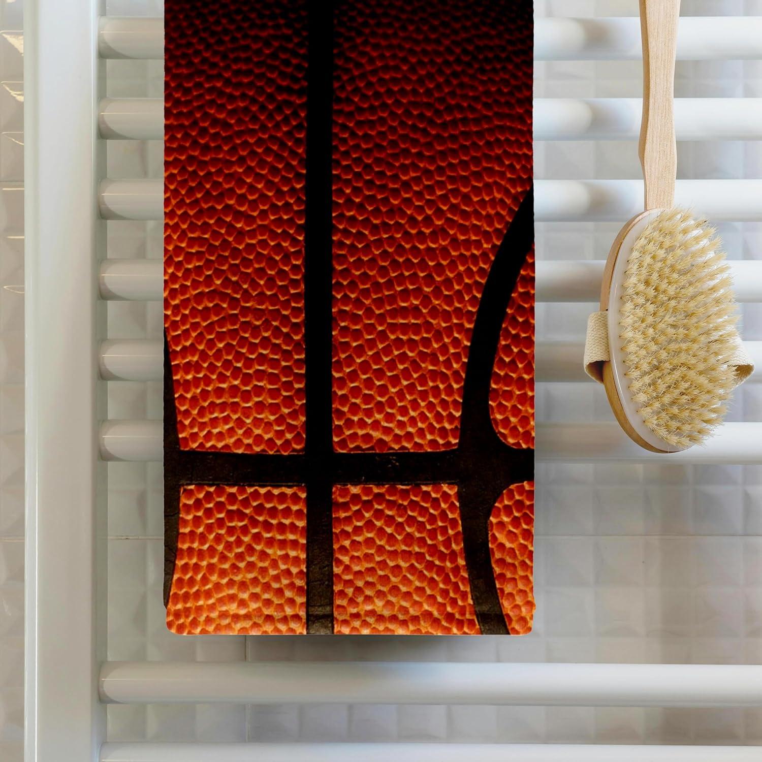 Toalla de Mano 3dRose Baloncesto 38x56 cm Multicolor