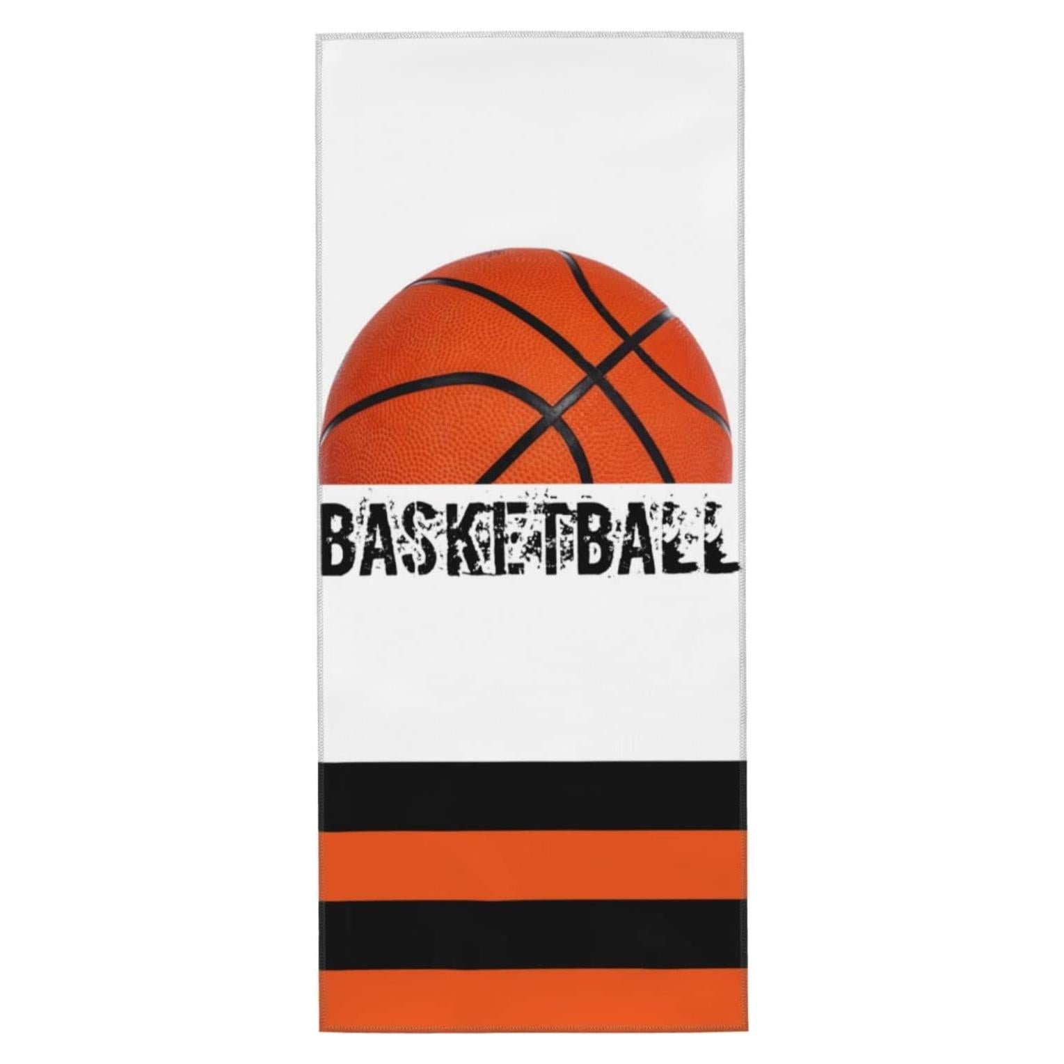 Toalla de Mano Bassyil Microfibra 30x70cm Baloncesto