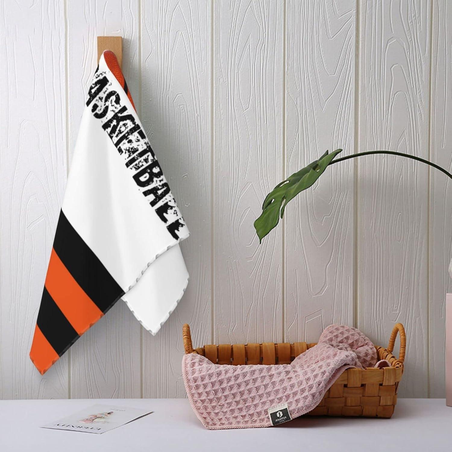 Toalla de Mano Bassyil Microfibra 30x70cm Baloncesto