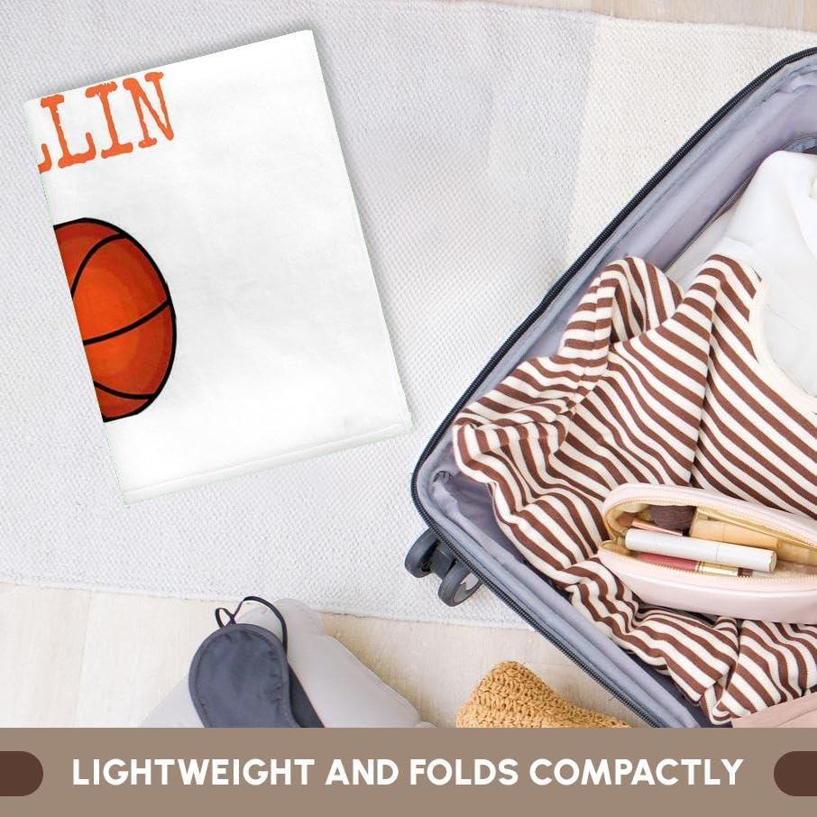 Toalla de Mano 3D Rose Baloncesto Naranja 38x56 cm Multicolor