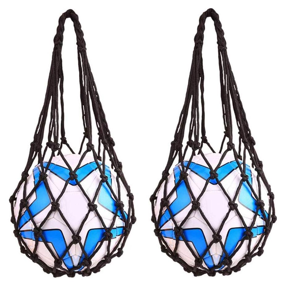 Bolsa de Red para Balones EastyGold - 2 Unidades Negra