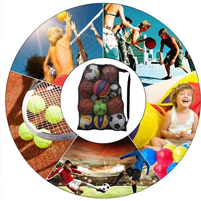 Bolsa de Malla para Balones Deportivos Genérico 76x102 cm