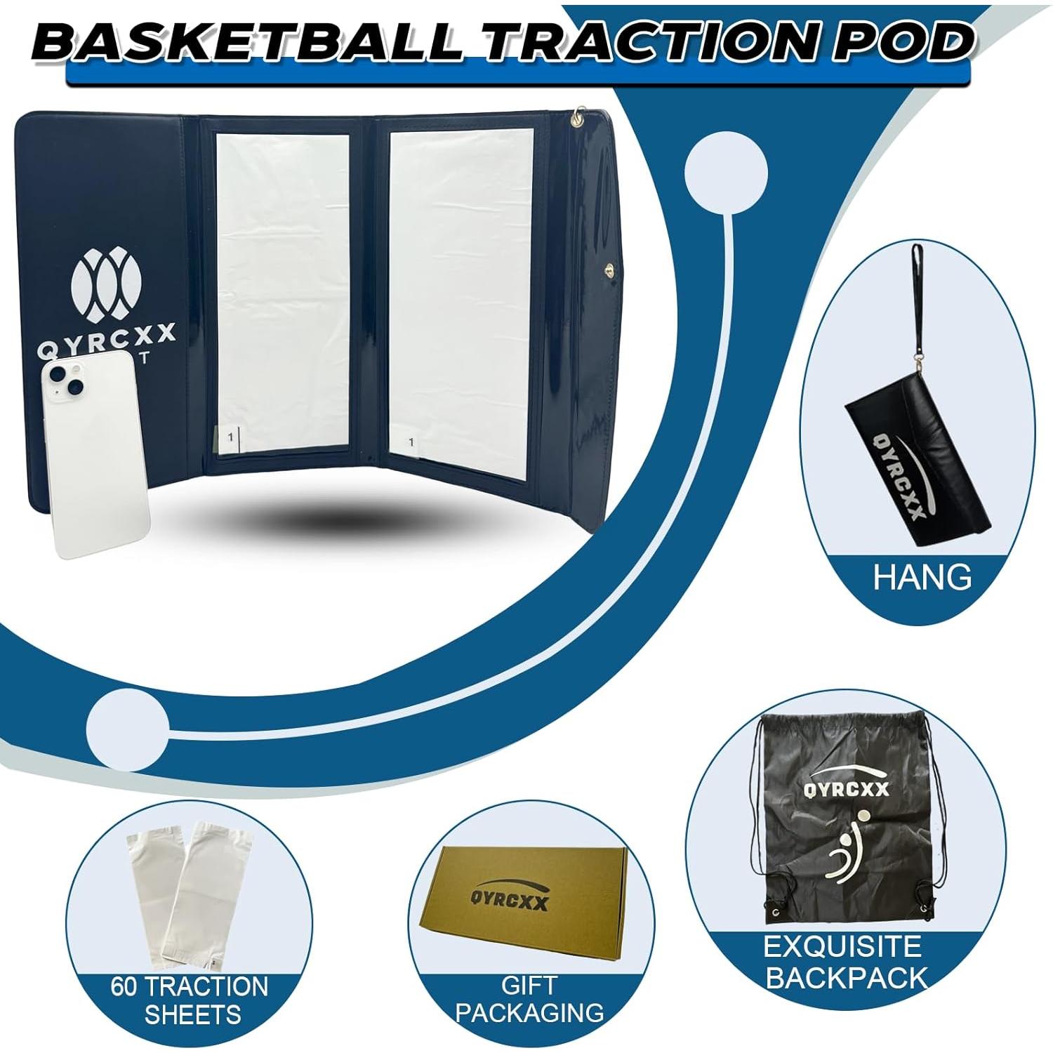 Alfombrilla Adhesiva de Baloncesto QYRCXX - 60 Hojas Antideslizante