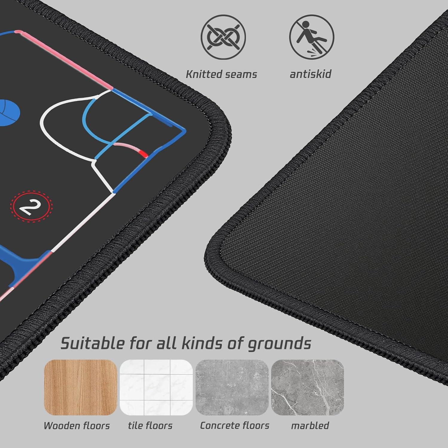 Alfombrilla de Entrenamiento de Baloncesto 2F22E Antideslizante 120x86cm