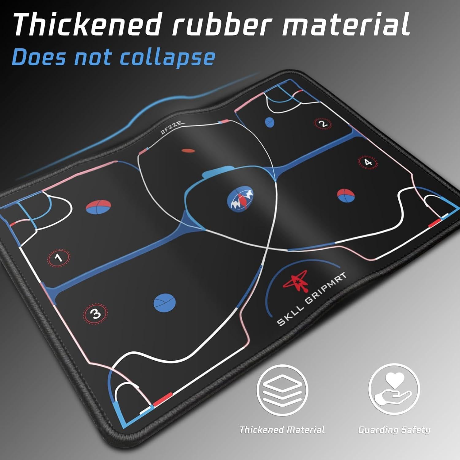 Alfombrilla de Entrenamiento de Baloncesto 2F22E Antideslizante 120x86cm