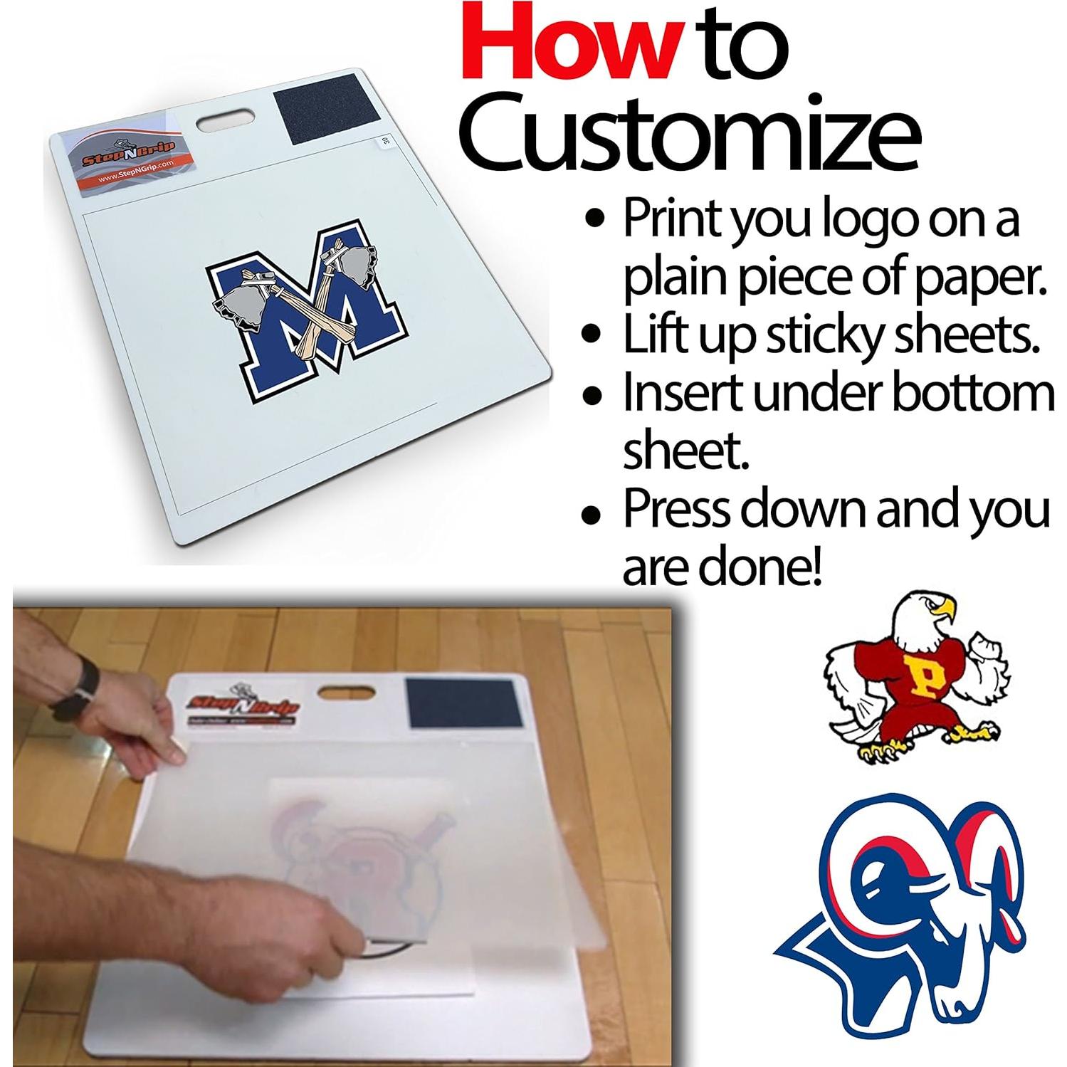 Hojas Adhesivas de Reemplazo StepNGrip para Deportes - 60 Unidades