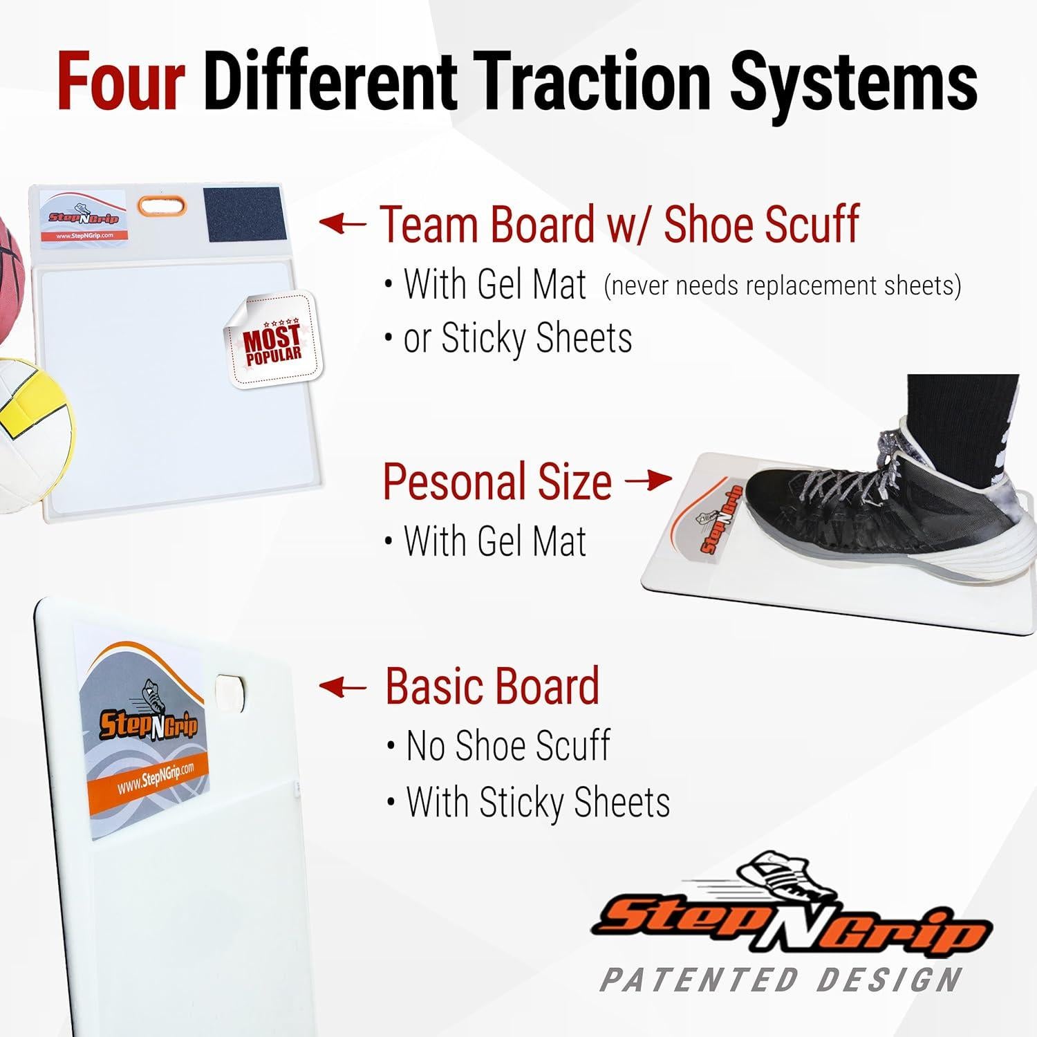 Hojas Adhesivas de Reemplazo StepNGrip para Deportes - 60 Unidades