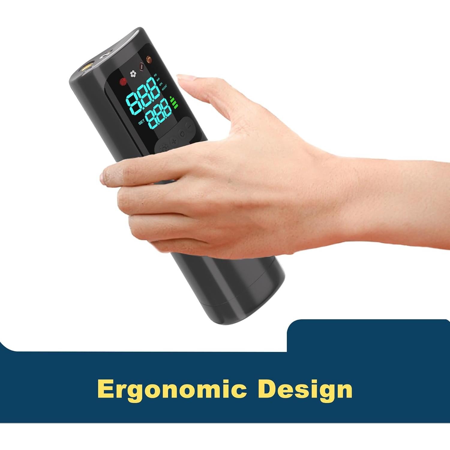 Bomba Eléctrica DDUO A8 para Pelotas de Ejercicio 4000mAh